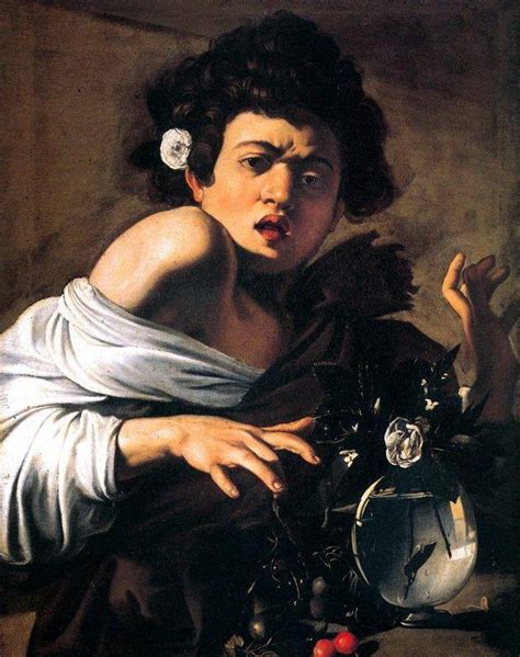 Caravaggio: il Ragazzo morso da un ramarro .